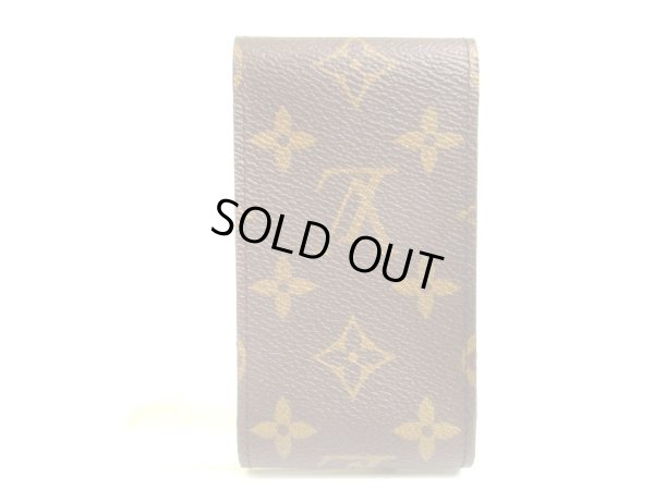 Photo2: LOUIS VUITTON Monogram Leather Brown Cigarette Cases #a736