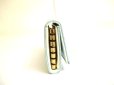 Photo4: GUCCI Light Blue GG Canvas White Leather 6 Pics Key Chain #a738