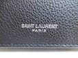 Photo10: Saint Laurent YSL Black Leather Business Card Holder #a739