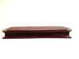 Photo5: Cartier Must de Cartier Bordeaux Leather Bifold Long Wallet #a741