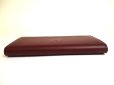 Photo6: Cartier Must de Cartier Bordeaux Leather Bifold Long Wallet #a741
