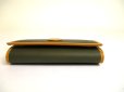 Photo5: HUNTING WORLD Khaki Green Nylon Brown Leather 4 Pics Key Chain #a742