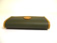 Photo6: HUNTING WORLD Khaki Green Nylon Brown Leather 4 Pics Key Chain #a742