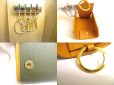 Photo9: HUNTING WORLD Khaki Green Nylon Brown Leather 4 Pics Key Chain #a742