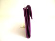 Photo4: PRADA Purple Nylon and Leather Bifold Wallet Purse #a744