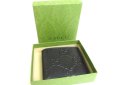 Photo12: GUCCI Embossed GG Black Leather Bifold Wallet Compact Wallet #a745