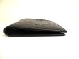 Photo5: GUCCI Embossed GG Black Leather Bifold Wallet Compact Wallet #a745