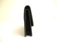 Photo4: Salvatore Ferragamo Gray Black Leather Business Card Holder #a746