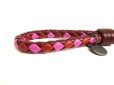 Photo2: BOTTEGA BENETA Intrecciato Tricolor Leather Key Chain Key Holder #a747 (2)
