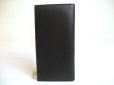 Photo2: Salvatore Ferragamo Gancini Black Leather Flap Bill Wallet #a749 (2)