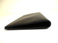 Photo6: Salvatore Ferragamo Gancini Black Leather Flap Bill Wallet #a749