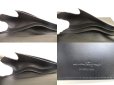 Photo9: Salvatore Ferragamo Gancini Black Leather Flap Bill Wallet #a749
