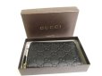 Photo12: GUCCI Guccissima Black Leather Round Zip Coin Purse #a750