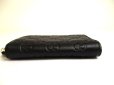 Photo5: GUCCI Guccissima Black Leather Round Zip Coin Purse #a750