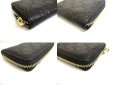 Photo7: GUCCI Guccissima Black Leather Round Zip Coin Purse #a750