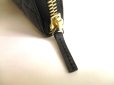 Photo9: GUCCI Guccissima Black Leather Round Zip Coin Purse #a750