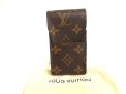 Photo1: LOUIS VUITTON Monogram Leather Brown Cigarette Cases #a751 (1)