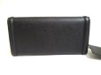Photo2: Salvatore Ferragamo Vala Black Leather Gold H/W Flap Wallet #a753 (2)