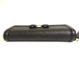 Photo6: Salvatore Ferragamo Vala Black Leather Gold H/W Flap Wallet #a753