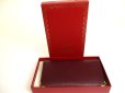 Photo12: Cartier Must de Cartier Bordeaux Leather Bifold Long Wallet #a754