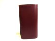 Photo2: Cartier Must de Cartier Bordeaux Leather Bifold Long Wallet #a754 (2)