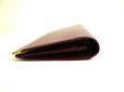 Photo6: Cartier Must de Cartier Bordeaux Leather Bifold Long Wallet #a754