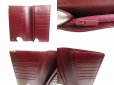 Photo8: Cartier Must de Cartier Bordeaux Leather Bifold Long Wallet #a754