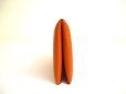 Photo4: HERMES Vert Orange Veau Epson Leather Card Case Card Holder Calvi #a758
