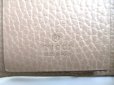 Photo10: GUCCI Double G GG Dusty Pink Leather Gold H/W 6 Pics Key Chain #a760