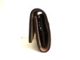 Photo3: GUCCI Double G GG Dusty Pink Leather Gold H/W 6 Pics Key Chain #a760