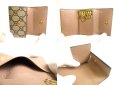 Photo8: GUCCI Double G GG Dusty Pink Leather Gold H/W 6 Pics Key Chain #a760