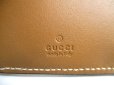 Photo10: GUCCI GG Emblem Brown Leather Medium Wallet Bifold Wallet Compact Wallet #a761