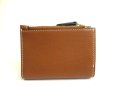 Photo2: GUCCI GG Emblem Brown Leather Medium Wallet Bifold Wallet Compact Wallet #a761 (2)
