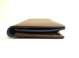 Photo6: BVLGARI Man Khaki Leather Flap Long Wallet #a762