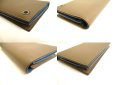 Photo7: BVLGARI Man Khaki Leather Flap Long Wallet #a762