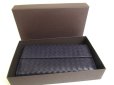 Photo12: BOTTEGA VENETA Intrecciato Deep Navy Blue Leather Flap Long Wallet #a763