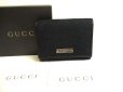 Photo1: GUCCI Black GG Canvas Business Card Credit Card Holder #a764 (1)