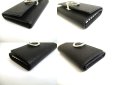 Photo7: BVLGARI Black Leather Logo Clip 6 Pics Key Chain #a765