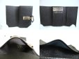 Photo8: BVLGARI Black Leather Logo Clip 6 Pics Key Chain #a765