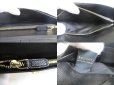 Photo9: BVLGARI Black Leather Logo Clip Gold H/W Flap Long Wallet #a766
