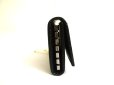 Photo4: GUCCI GG Black Canvas and Leather 6 Pics Key Chain #a768
