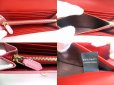Photo9: BVLGARI Pink Leather Logo Clip Gold H/W Flap Long Wallet #a769