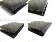Photo7: GUCCI Imprimee Black Coating Canvas Leather Bifold Wallet Purse #a770