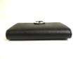 Photo6: BVLGARI Logo Clip Black Leather Business Card Case Card Holder #a771