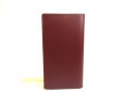 Photo2: Cartier Must de Cartier Bordeaux Leather Flap Bill Wallet #a773 (2)