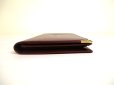 Photo5: Cartier Must de Cartier Bordeaux Leather Flap Bill Wallet #a773