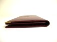 Photo6: Cartier Must de Cartier Bordeaux Leather Flap Bill Wallet #a773