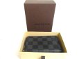 Photo12: LOUIS VUITTON Damier Graphite Leather Zippey Coin Purse #a774