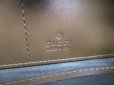 Photo10: GUCCI Double G Dark Brown Leather Flap Long Wallet #a775