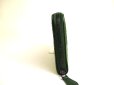 Photo4: BOTTEGA VENETA Intrecciato Green Tricolor Leather Round Zip Wallet Purse #a777